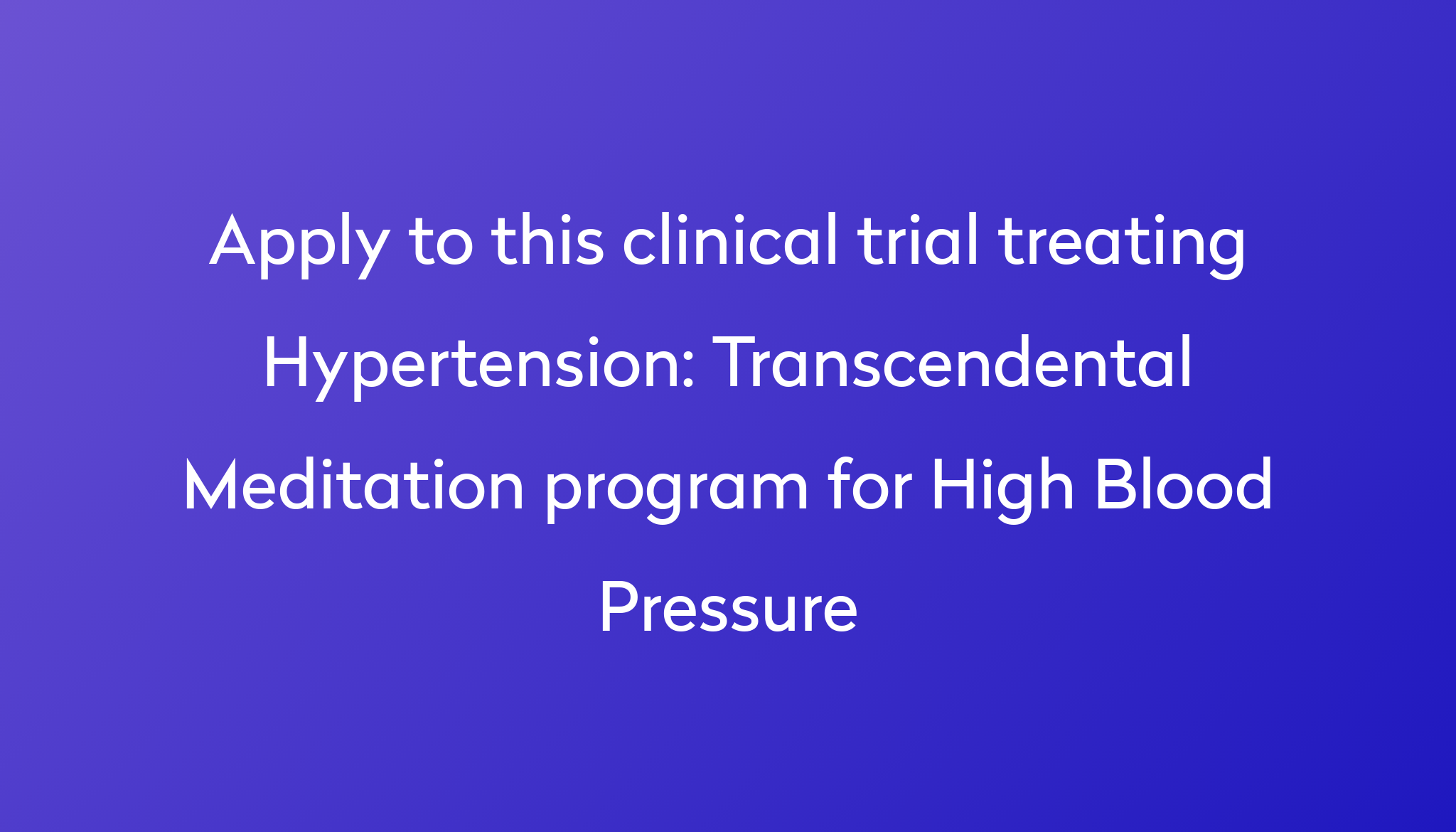 transcendental-meditation-program-for-high-blood-pressure-clinical